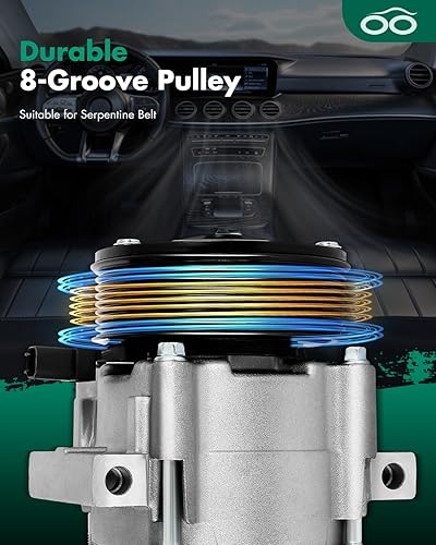 Miniatura 655 de SCITOO CO 10739C - Compresor de CA compatible con Honda Element 2.4L 2003 2004 2005 2006 2007 2008 2009 2010 2011