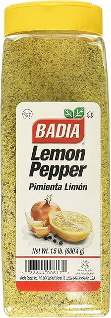Badia Lemon Pepper Seasoning Catering Size 680.4g