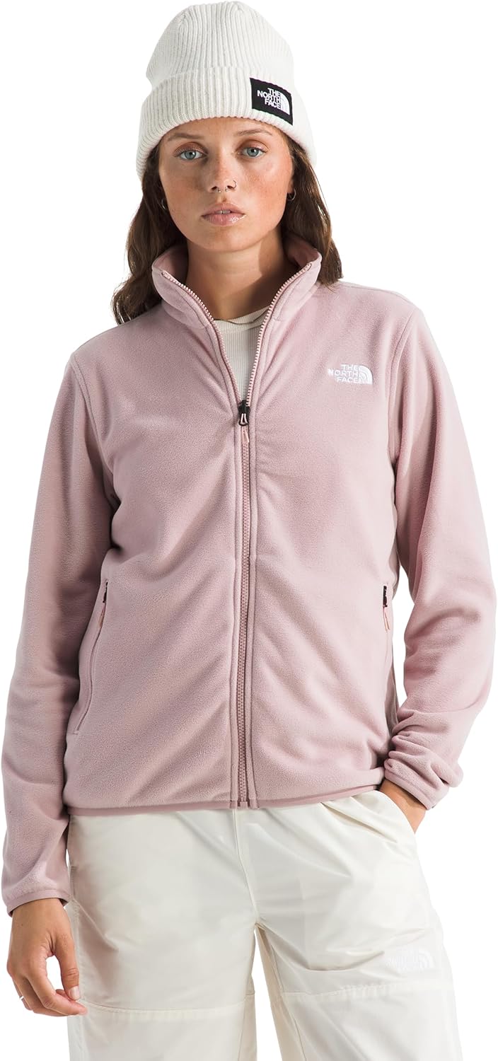 The North Face womens Glacier Fleece Jacket (Standard & Plus Size) - Soft Pullover With Zippered Hand Pockets