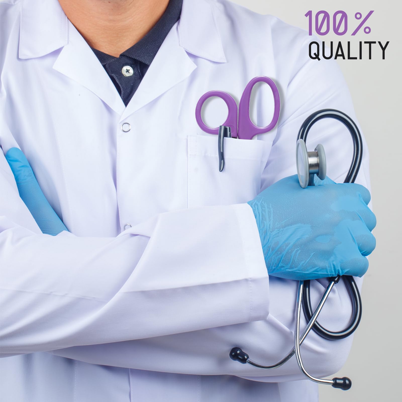 Medical Trauma Shears - EMT Scissors Purple -6 Medical Trauma Shears - EMT Scissors Purple -6