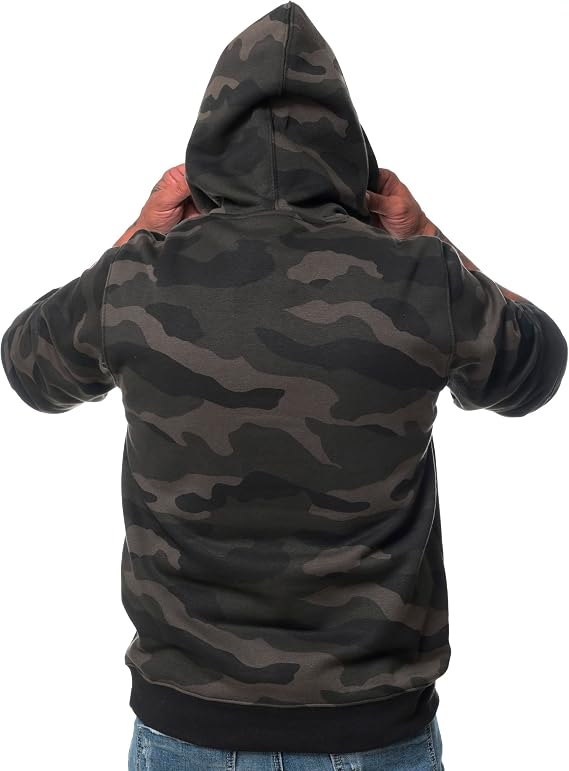 ROCK-IT Apparel® men's hoodie worker hoodie hoodie sweatshirt men's hoodie size XS-5XL 380g high quality and very soft black navy camouflage grey