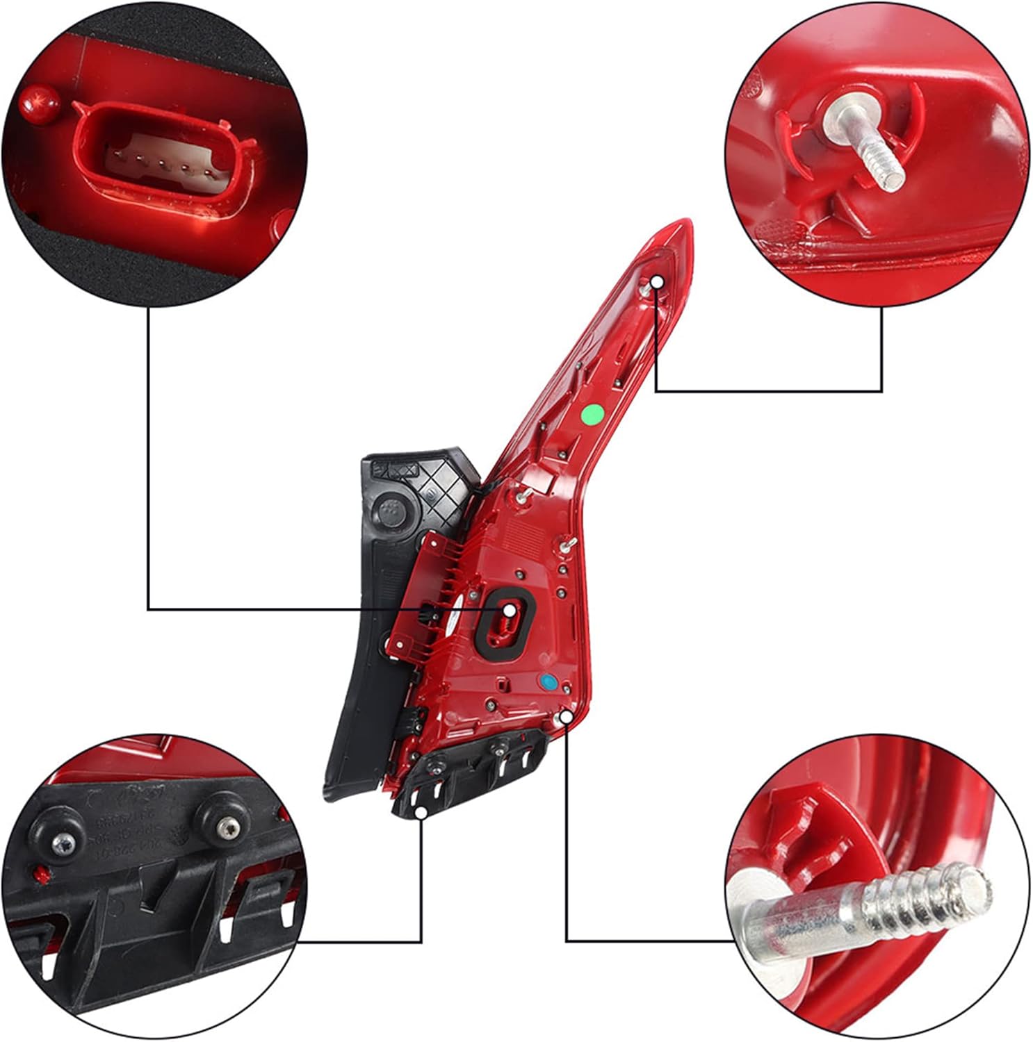 Tail Light Left Side Replacement for XT5 2017-2021 Rear Lamps Assembly Replacement for GM2804125