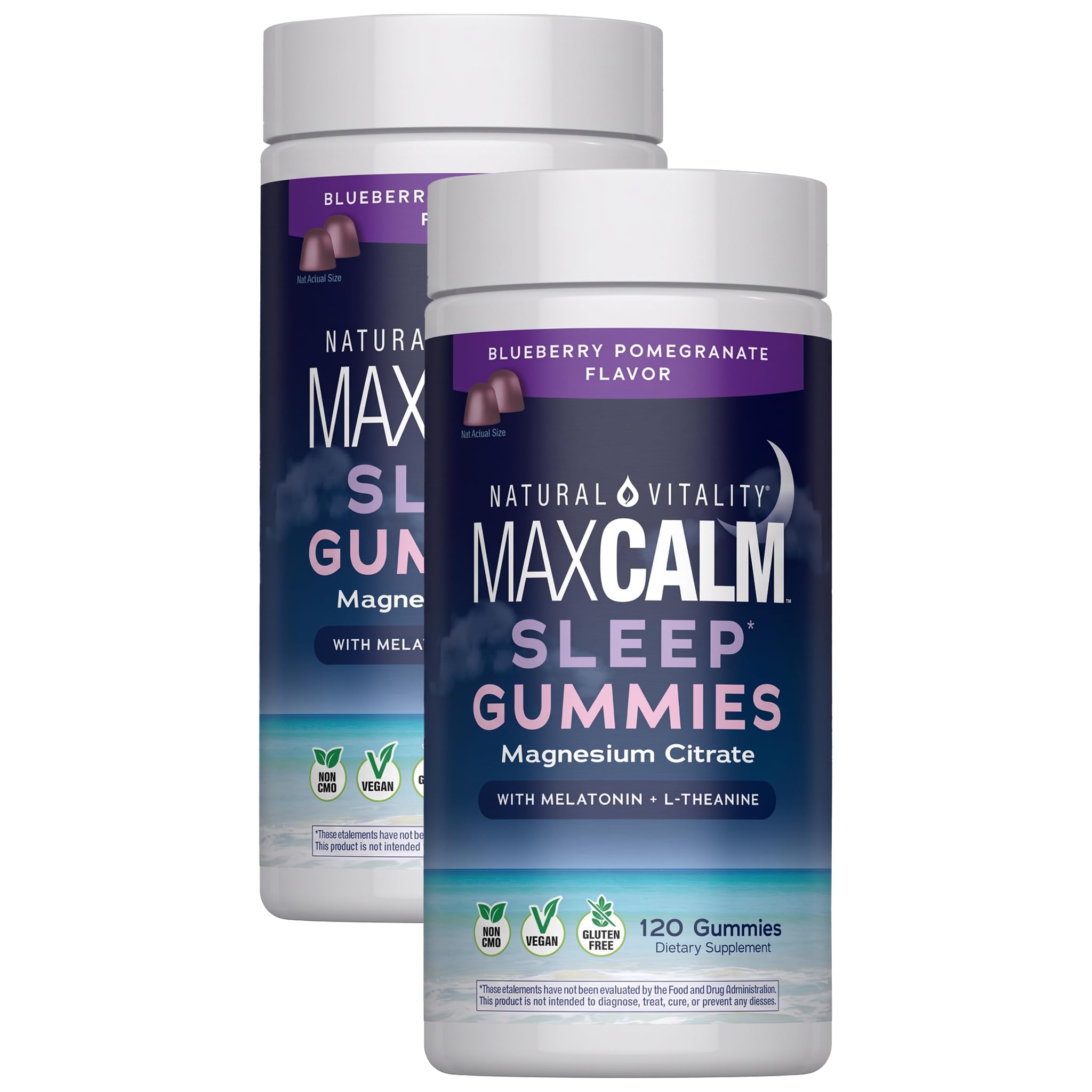 Natural Vitality Sleep Gummies | Magnesium, Melatonin & L-Theanine Formula — Amazon image 7