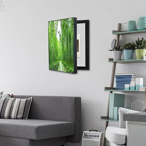 Fuse Box Cover Cabinet Breaker Box Cover Decorative Decoration Hide Paintings Electric Panel Cover Decorative Creative Switch Box Electric(C,35x45cm)