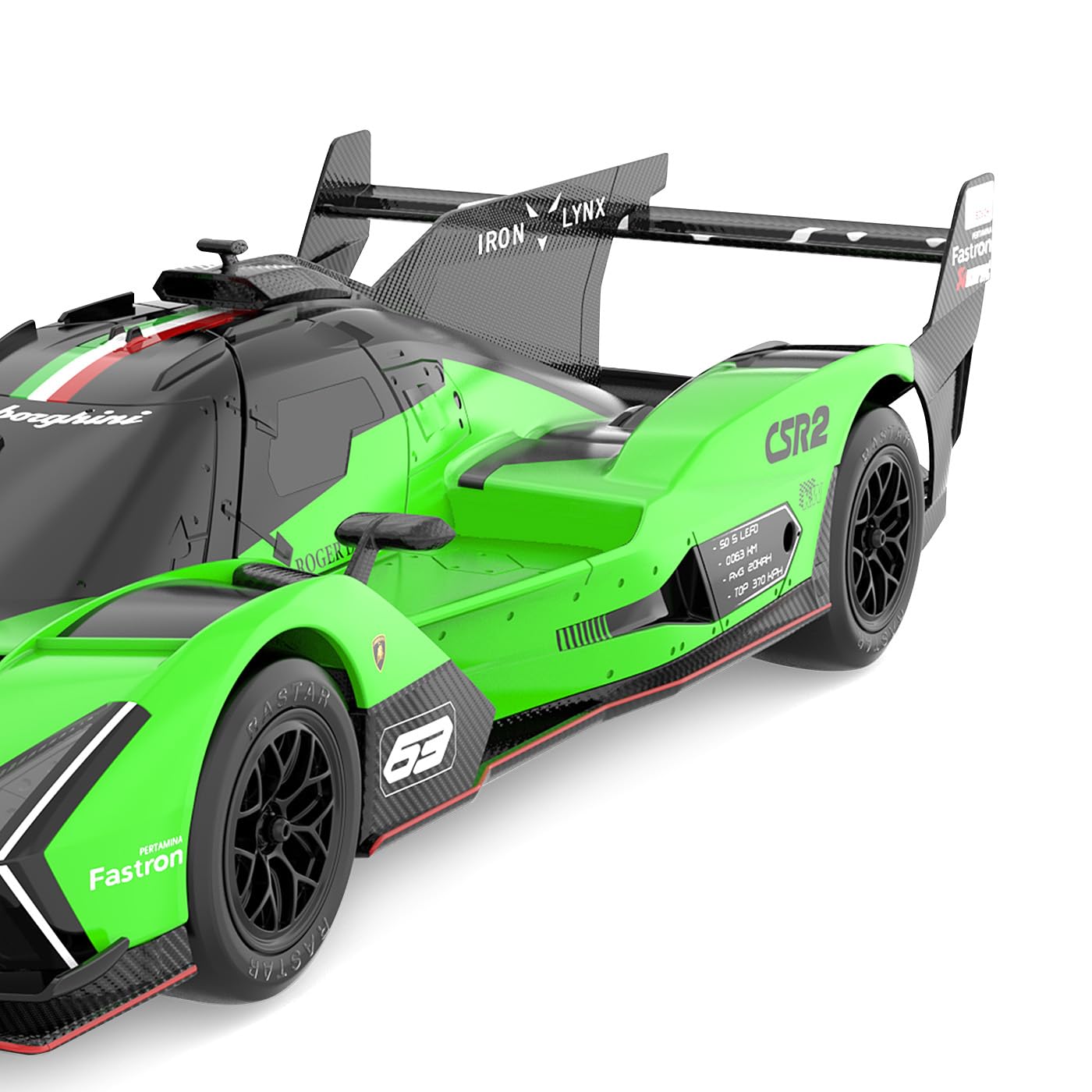 JAMARA 402206 Lamborghini SC63 LMDH 1:24 2,4 GHz – zdalnie sterowany samochód, samochód RC, zabawka dla dzieci z pilotem zdalnego sterowania, model samochodu, prezent dla dzieci, wierne lakierowanie