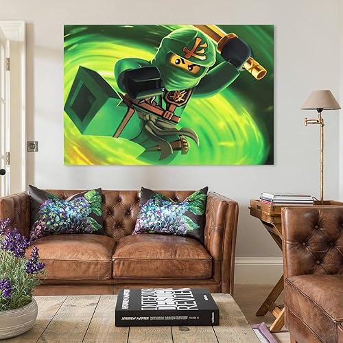 Miniatura 3 de Póster de anime para amantes del anime, arte de pared, póster de Ninjago Legacy of The Green Ninjago, pintura decorativa, lienzo, arte de pared,