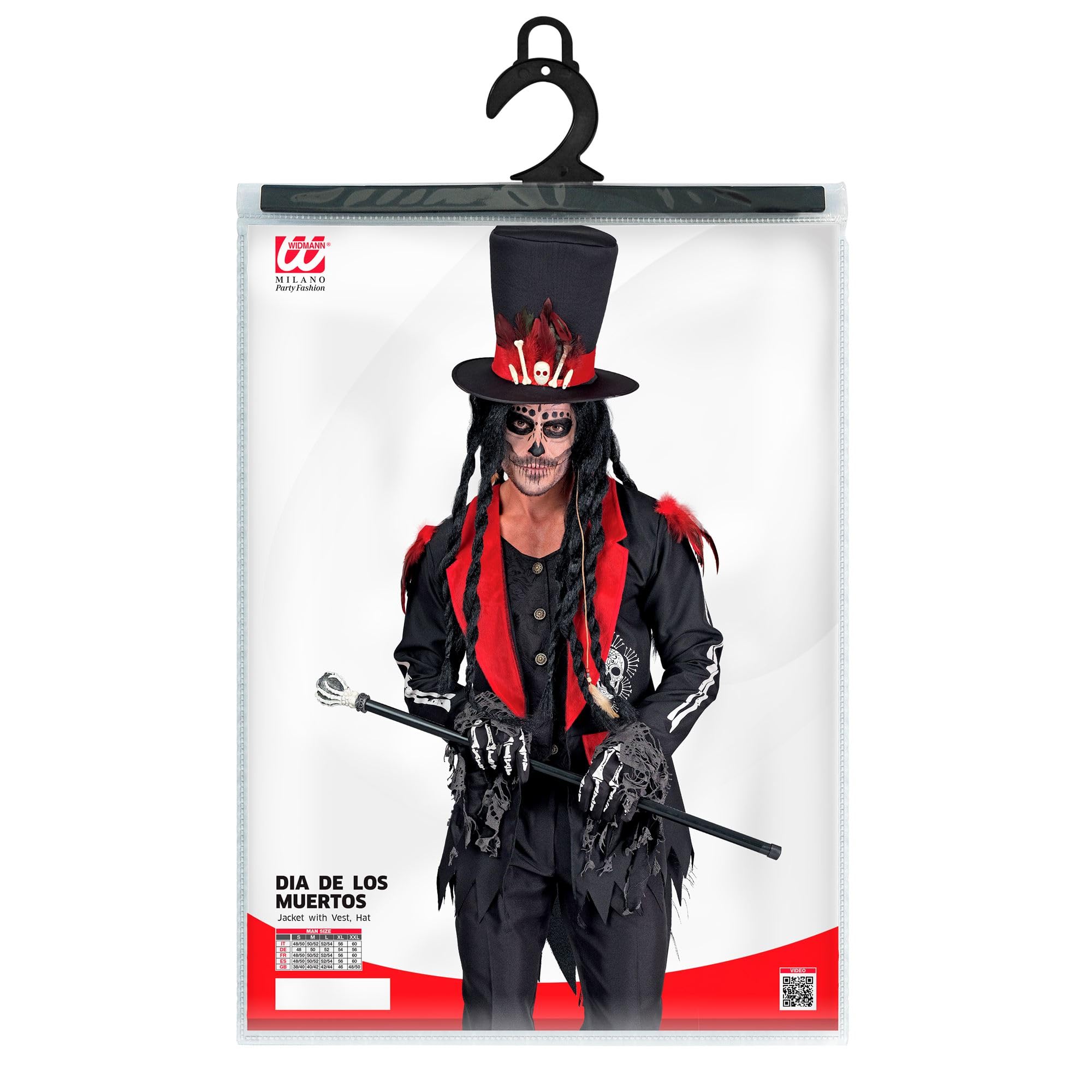 W WIDMANN MILANO Party Fashion - Costume de prêtre vaudou pour homme