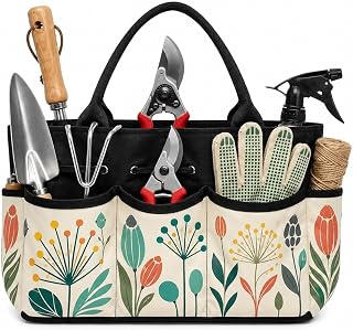 Capsule Bud Linear Burst Garden Tool Bag Organizer for Patio in Summer