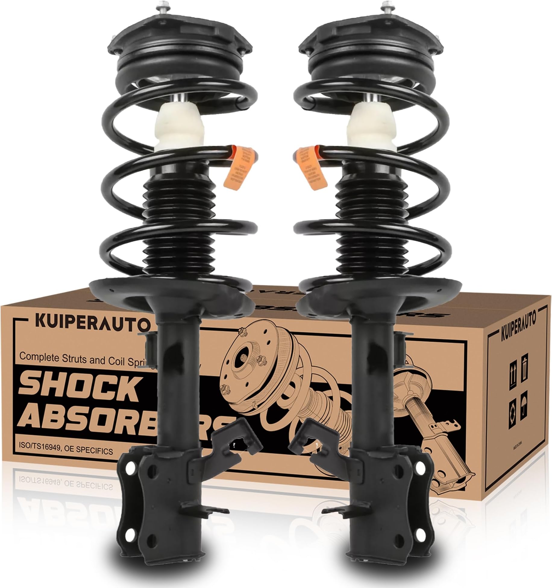 KUIPERAUTO Front Struts Complete Assembly Shocks Absorbers Compatible for 2007-2012 Nissan Sentra 2.0L, 172378 172379 2PCS