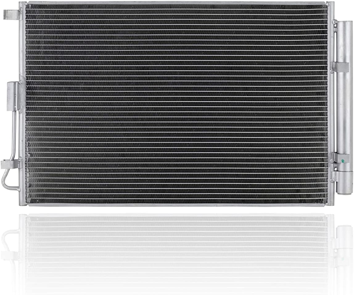 A/C Condenser - Pacific Best Inc. Compatible/Replacement for 4103 12-13 Kia Soul 1.6/2.0L - With Receiver & Dryer