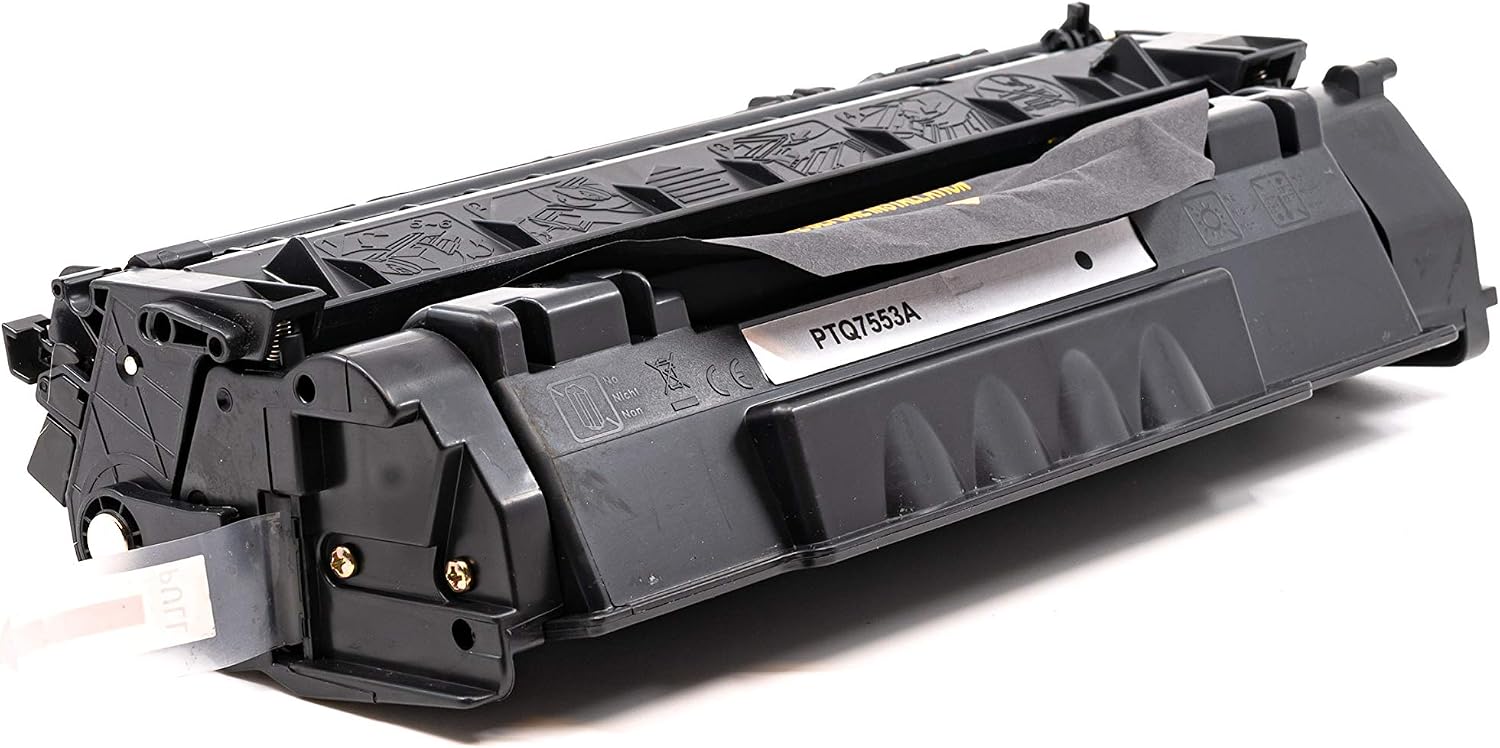 Compatible Toner Cartridge Replacement for HP 53A / Q7553A (Black,2 Pack)
