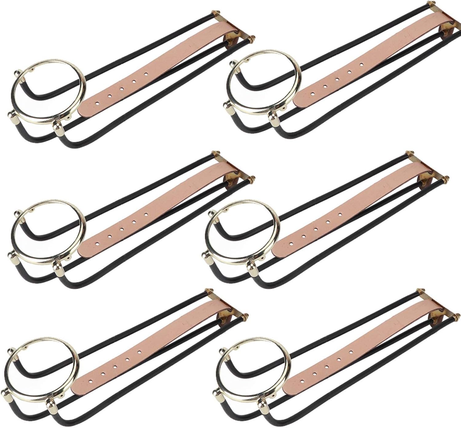 EVTSCAN Billiard Pockets,6Pcs Billiard Table Ball Falling Rail Pocket Snooker Pool American Style Pool Bronze Brass