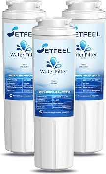 WRX735SDBM00 WRF555SDFZ FMM-2 WRF555SDFZ05 WRX735SDHZ00 WRF535SWHZ00 WRX735SDHZ01, HDX FMM-2 Refrigerator Water Filter For Whirlpool, Filter 4 Fit Maytag Mfi2570fez Msd2651heb Replacement 3PK
