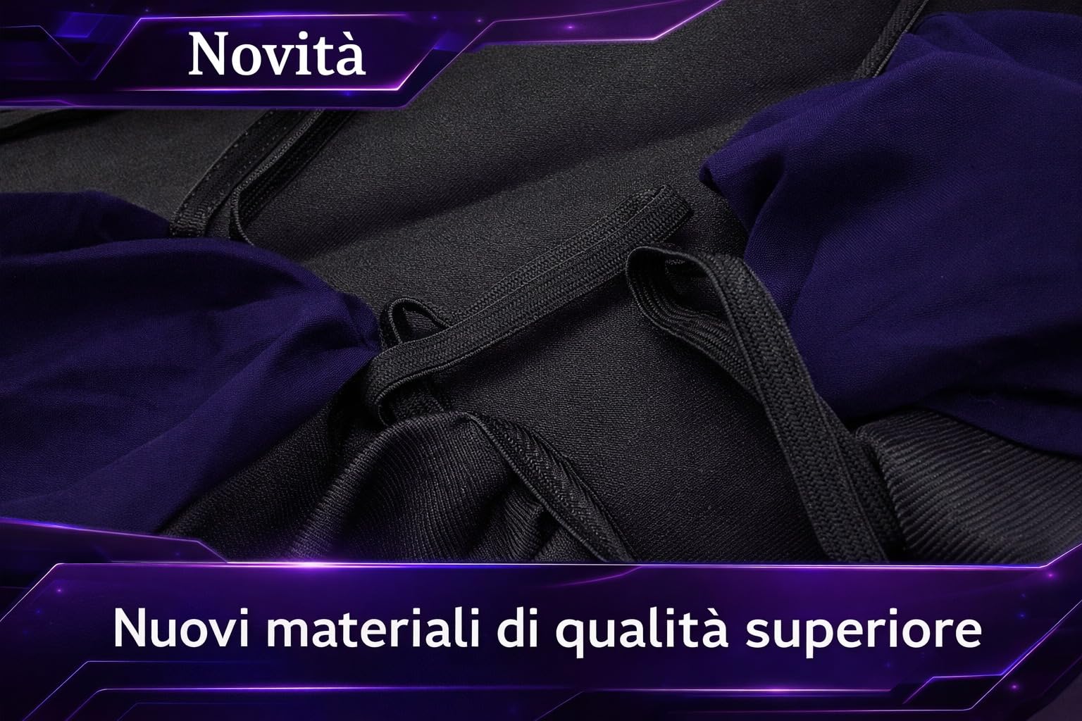 Lupex Shop Copri-sedili Auto Compatibili 500L Nero Grigio scuro | Set Copri-Sedile Anteriori e Posteriori | Logo Ricamato | Airbag Compatibile | Accessori Auto Interno