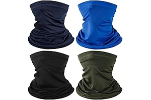 4 Pack Neck Gaiter for Outdoor Activities