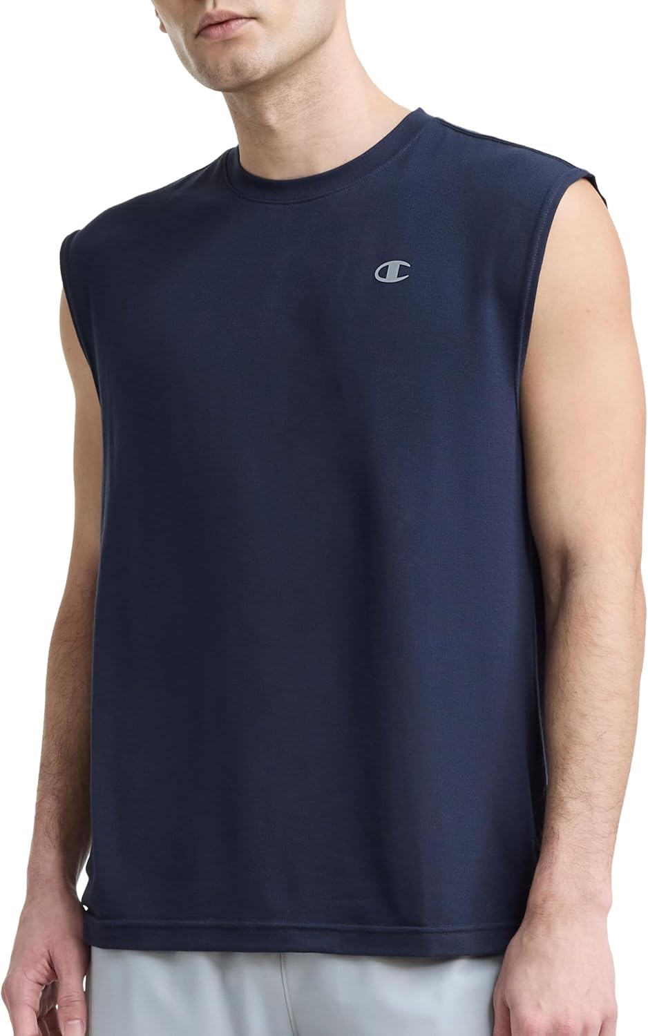 Champion Men's Performance Sport Crewneck Muscle Tee, Standard Fit, Lightweight, Breathable