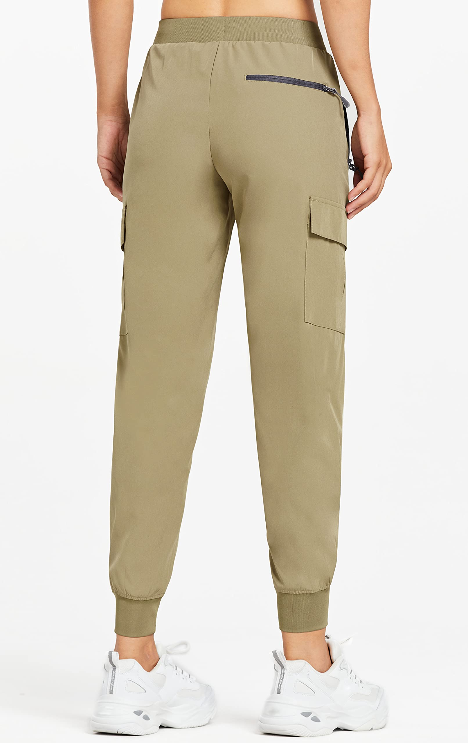 Comallan Pantaloni da Trekking da Donna Estivo Cargo Jogging Leggeri ad Asciugatura Rapida Pantaloni per Sportivi Running Sports Casual all'Aria Aperta