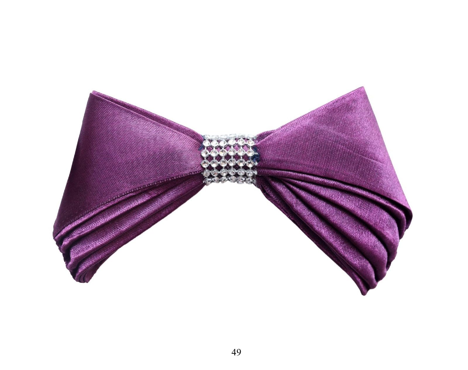 Men’s Pre-Tied Silk Bow Tie – Purple Shimmery Adjustable Butterfly Bow for Weddings, Formal Events & Tuxedos-image-13