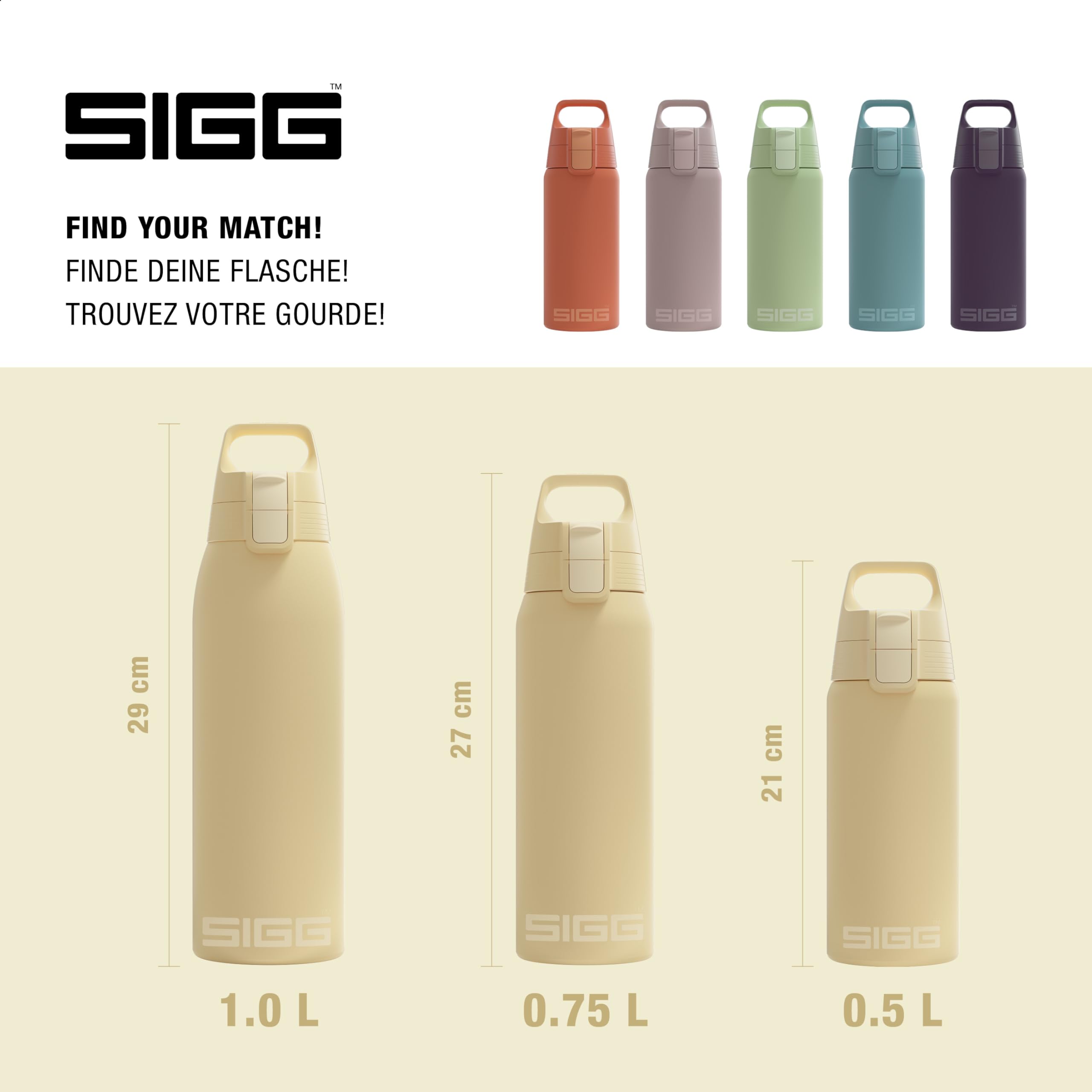 SIGG - Geïsoleerde drinkfles - Shield Therm One Black - Geschikt voor koolzuurhoudende dranken - Lekvrij - Vaatwasmachinebestendig - BPA-vrij - 90% gerecycled roestvrij staal - Zwart - 1L SIGG - Geïsoleerde drinkfles - Shield Therm One Black - Geschikt voor koolzuurhoudende dranken - Lekvrij - Vaatwasmachinebestendig - BPA-vrij - 90% gerecycled roestvrij staal - Zwart - 1L