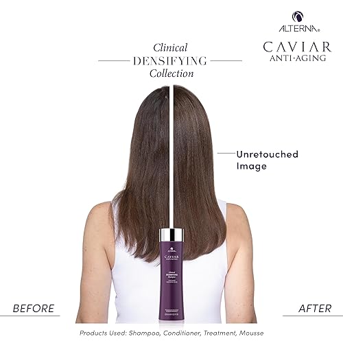 Miniatura 7 de CAVIAR Champú Densificador Clínico Antienvejecimiento Para cabello fino y adelgazante Espesa el cabello, protege el cuero cabelludo Sin sulfatos
