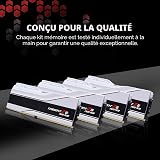 G.Skill Trident Z5 Neo RGB Series DDR5 RAM (AMD Expo) 32GB (2x16GB) 6000MT/s CL30-36-36-96 1.35V U-DIMM Computer Memory - Matte White (F5-6000J3036F16GX2-TZ5NRW) - 5