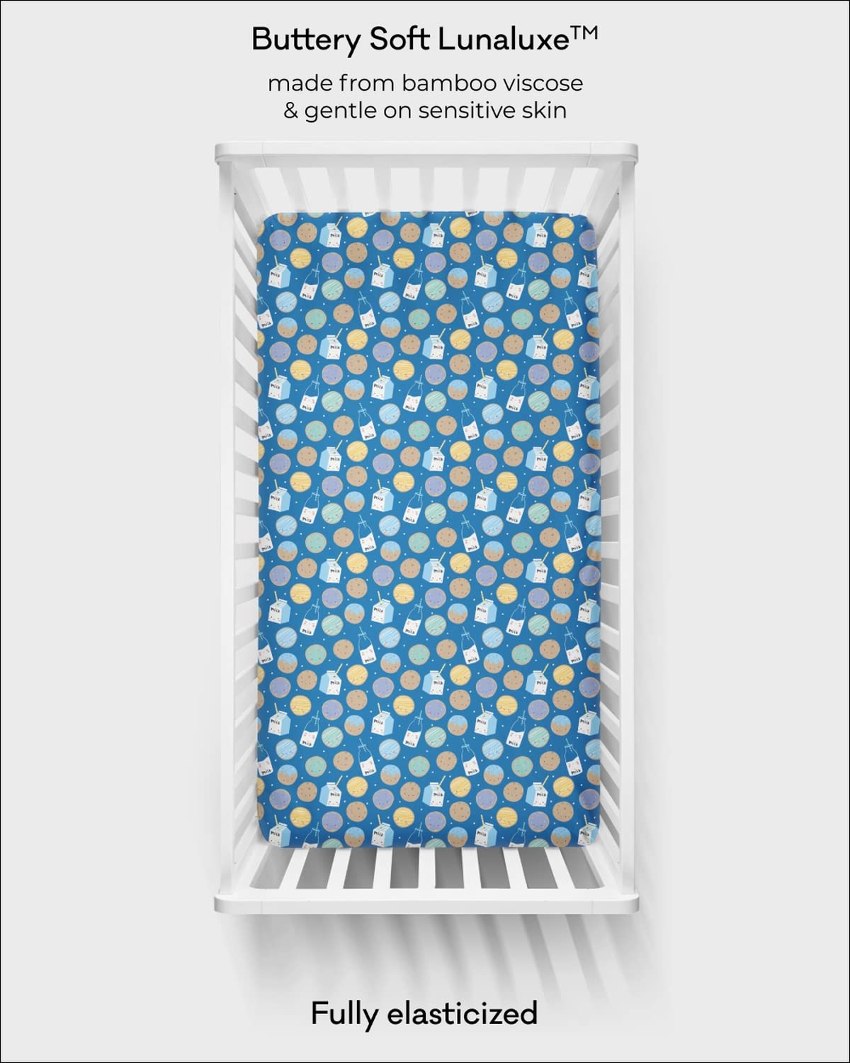 Amazon.com: Little Sleepies Baby Crib Sheets, Buttery Soft Viscose  display picture 1