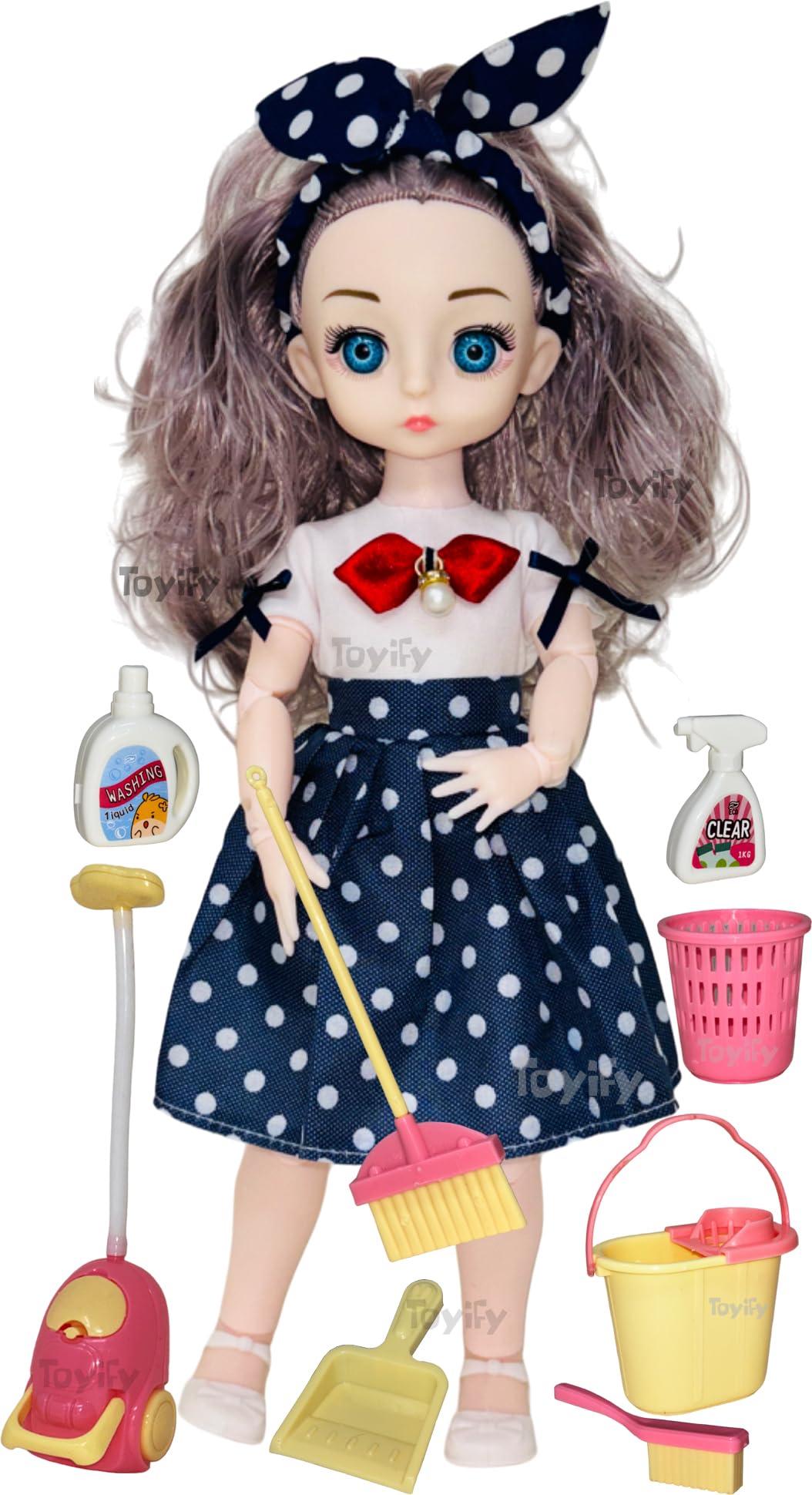 Big Size Cute Korean Dolls with Mini Fashion Accessories Toy Set for Girls Fully Movable & Rotatable Hands & Leg | Toys for Girls (B0DDSQ6JQB) Amazon Price History, Amazon Price Tracker