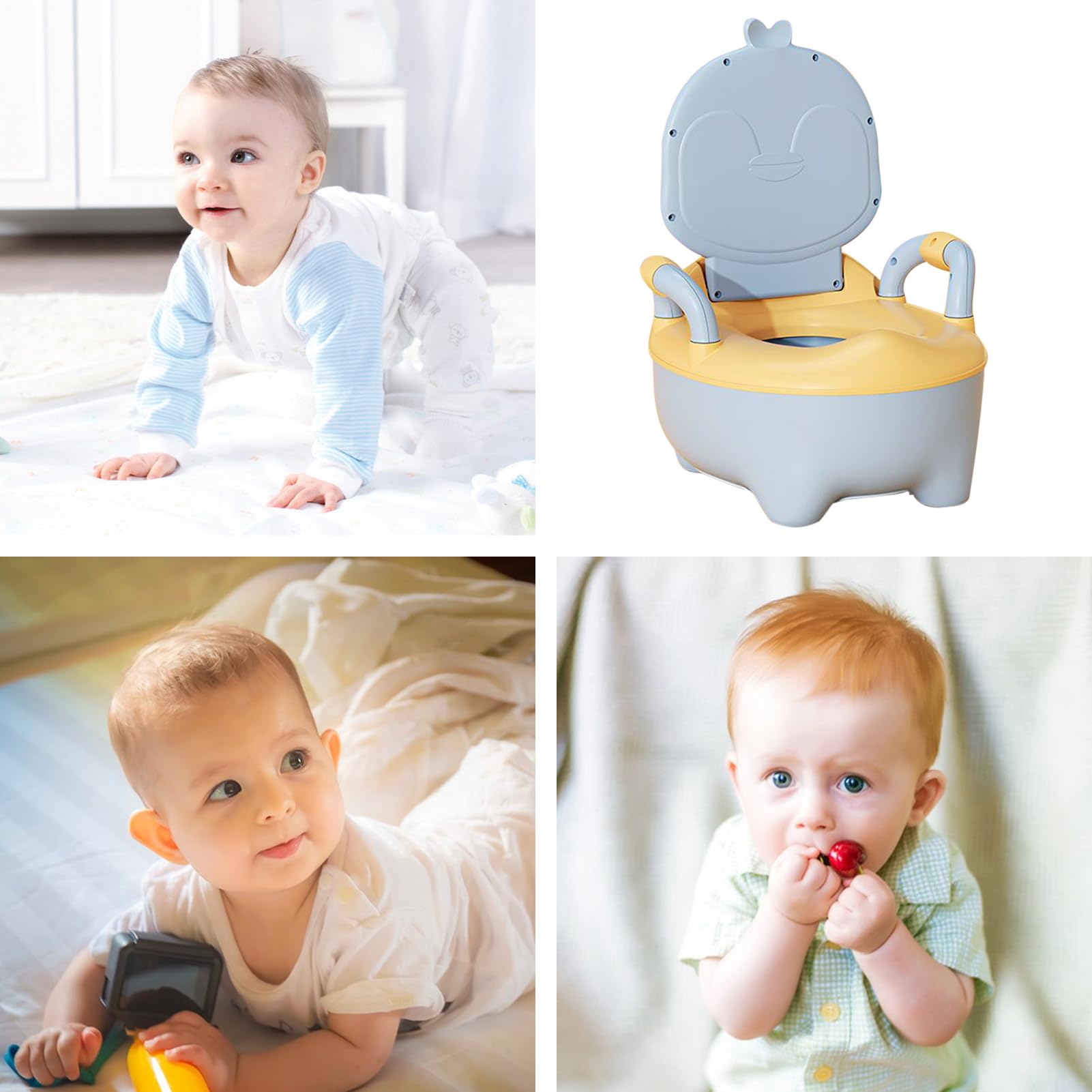 Orinal De Aprendizaje Ajustable Antideslizante Portátil Reutilizable | Silla Orinal Infantil Asiento de Entrenamiento Portátil para Bebés y Niños para Baño Hogar Viaje Coche Exterior