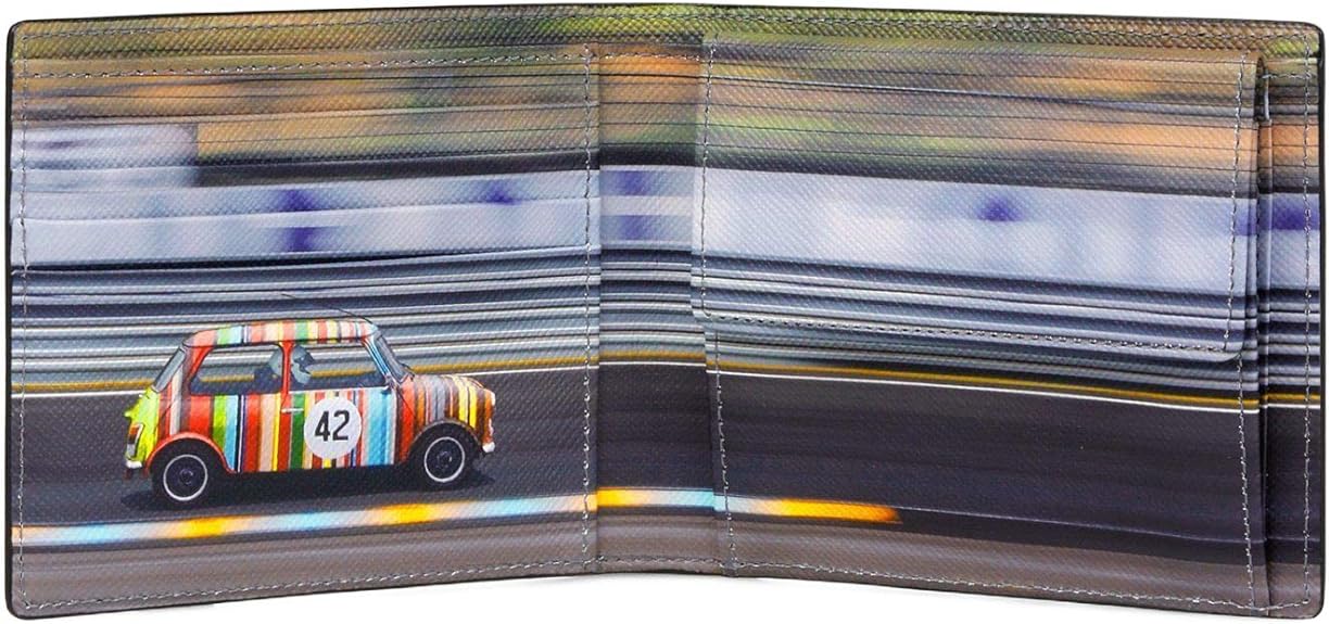 Amazon ポールスミス Paul Smith レーシングミニ 二つ折り財布 メンズ ウォレット 2つ折り財布 純正化粧箱付き ショップバッグ付き Bps002 財布
