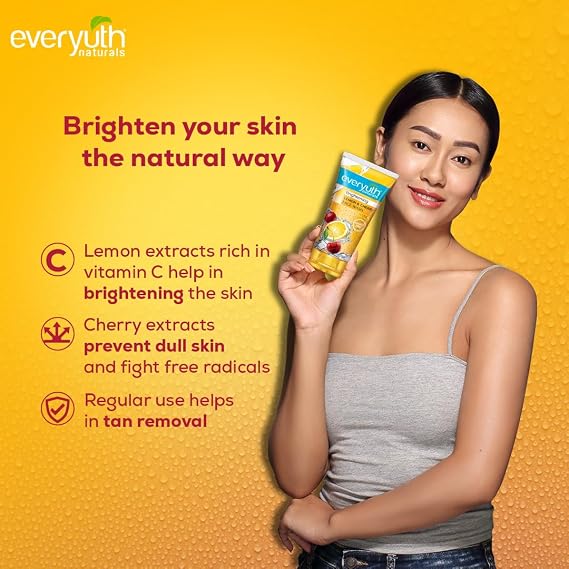 Everyuth Naturals Oil Clear Lemon Face Wash, 150G