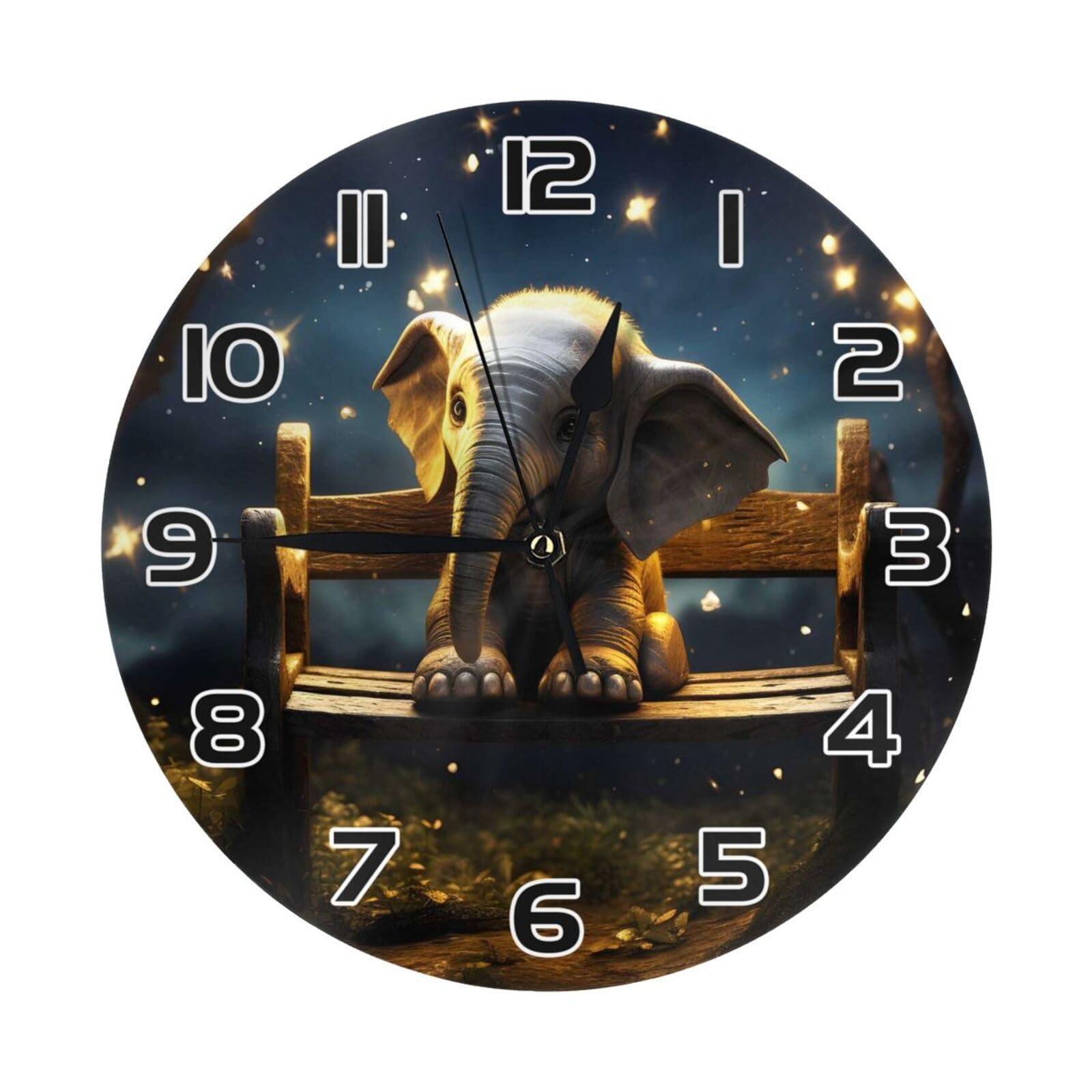 Horloge à Quartz Grands Chiffres pour lire l'heure facilement sans effort visuel