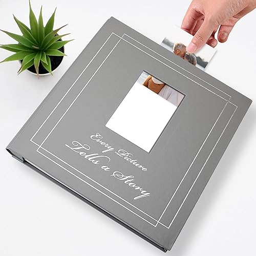 Miniatura 9 de Hiwhy Álbum de fotos de 4 x 6 pulgadas, 700 fotos, cubierta de cuero, álbumes de fotos de boda, capacidad extragrande, libro de fotos con hermosas