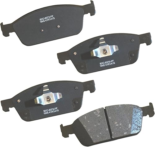 Miniatura 313 de Pastillas de freno delanteras cerámicas Bendix Premium SBC11 para modelos seleccionados Dodge Dart, Ford Fairlane, Falcon, Sedan Delivery, Mustang