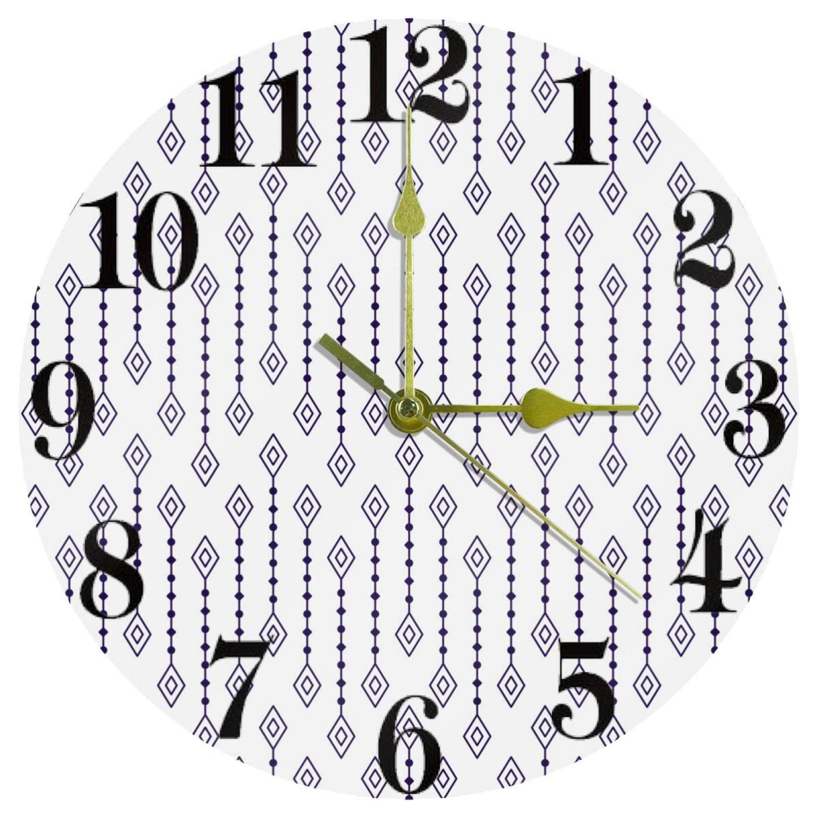 Horloge murale ronde vintage pour une cuisine chaleureuse ou un bureau calme