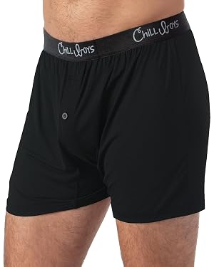 Chill Boys Performance Boxers -Cool Comfortable Mens Boxer Shorts Soft Anti-Chafing Underwear for Men Tagless Boxers