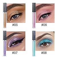 Vista 4 de Sombras de ojos con purpurina líquida, sombras de ojos coloridas de alta pigmentación de larga duración (11#)