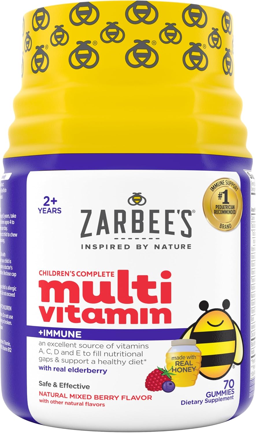 Zarbee’s Complete Kids Multivitamin Gummies...