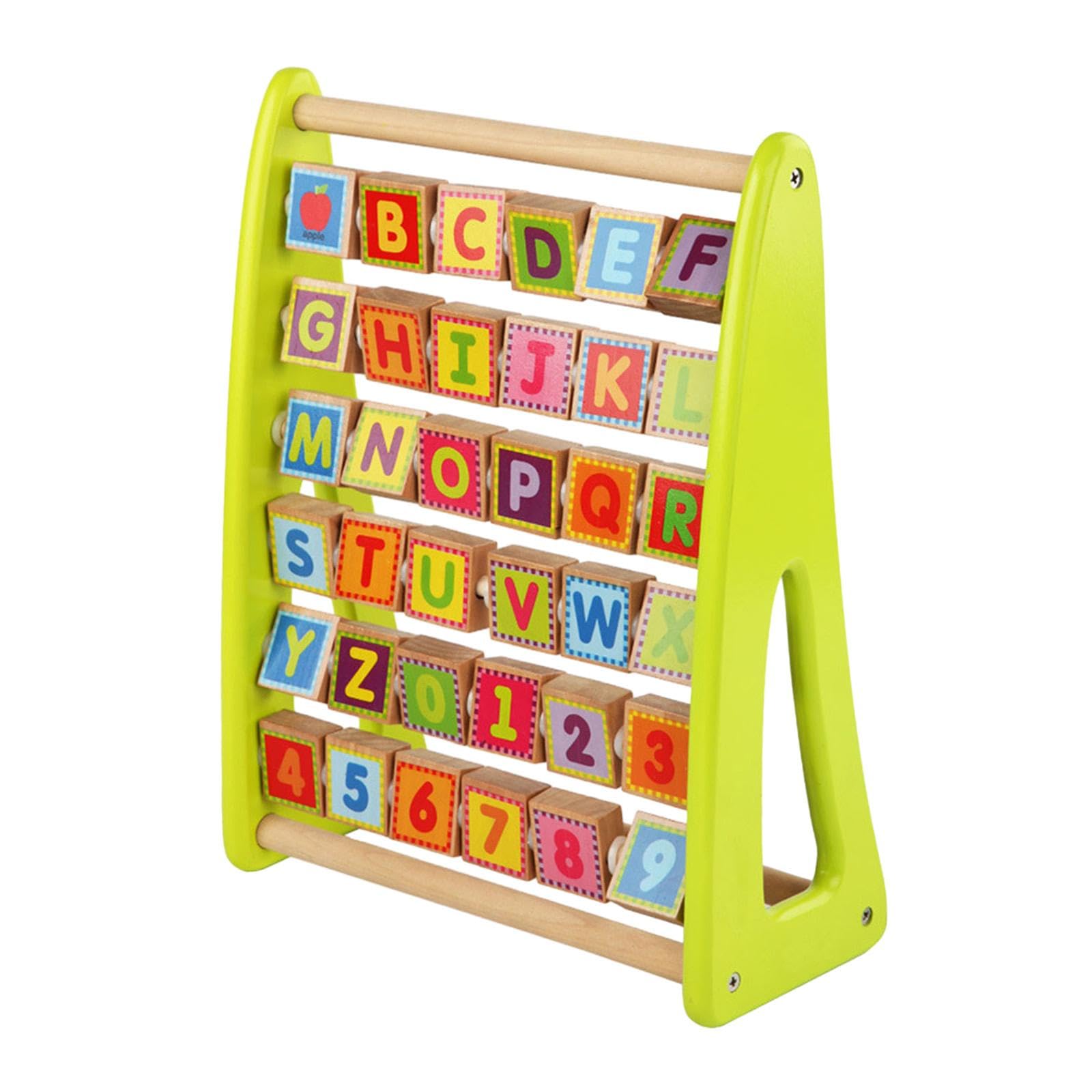 Zxpjkyu Alphabet Toy, Educational Learning Abacus