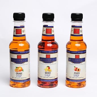 kahve ve kokteyl  urubu Seti 3x250 ml    eftali, Mango, Portakal