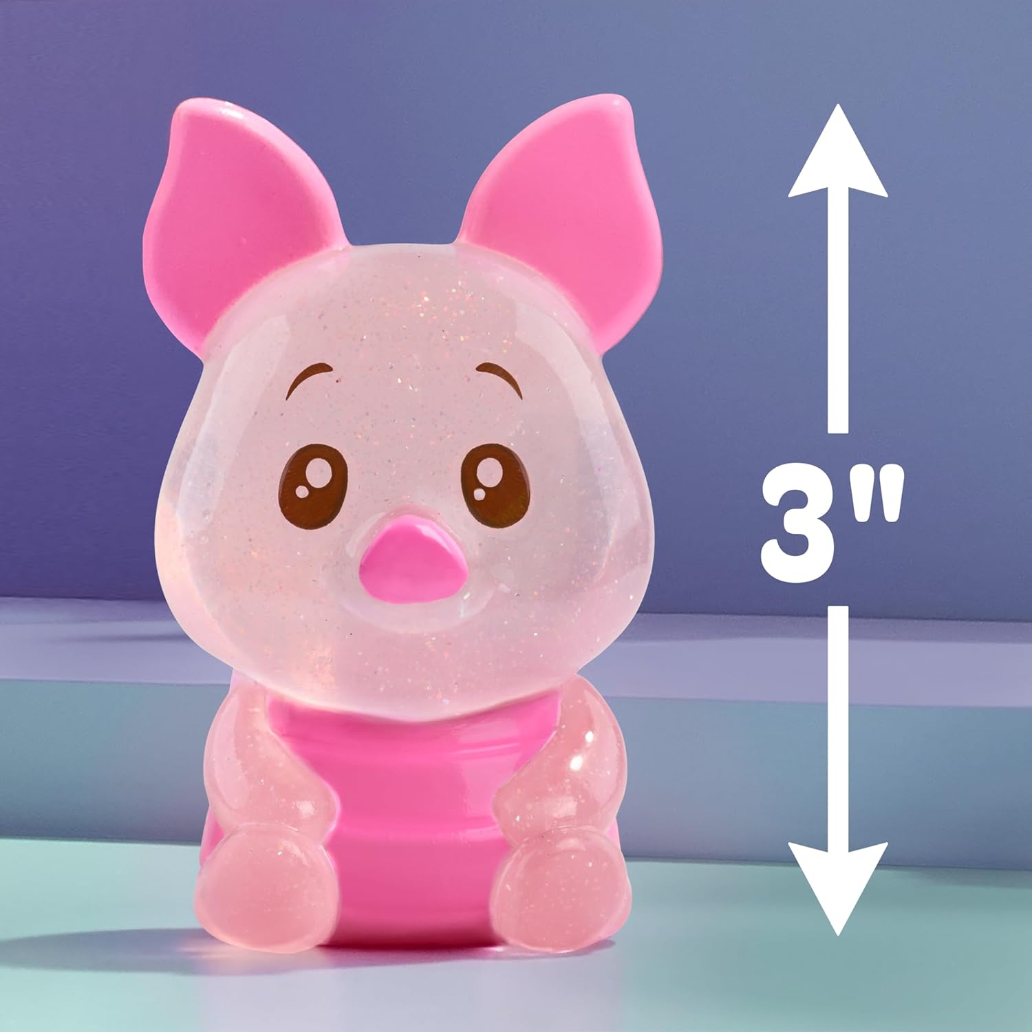 Disney Winnie the Pooh Bear-y Squishy Figures 3-Pack, Soft Squishy Combo Toy Set, Sweet & Sparkly, for Collectors, Kids & Fans by Just Play, Kids Toys for Ages 3 Up by Just Play