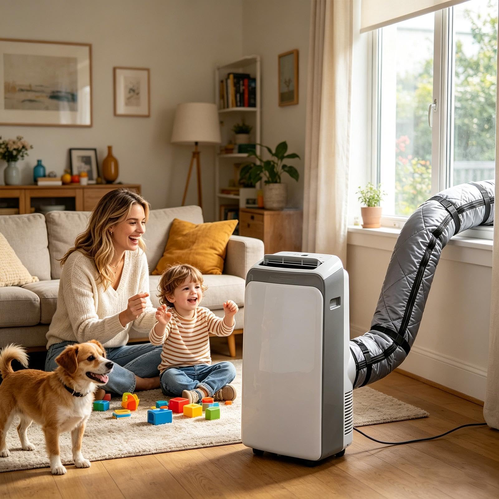 Portable Air Conditioner Hose Insulation Cover Kit | Air Conditioner Exhaust Hose Cover, Foldable Washable Duct Vent Accessories With 4 Adjustable Straps For Outdoor Indoor Home Hotel Dorm