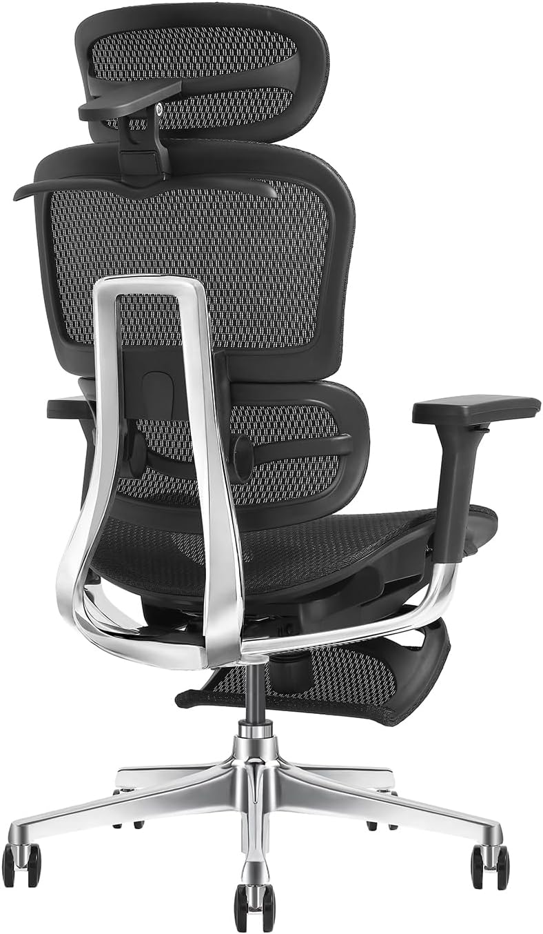 オフィスチェア 椅子 デスクチェア 5Dヘッドレスト 可動式ランバー