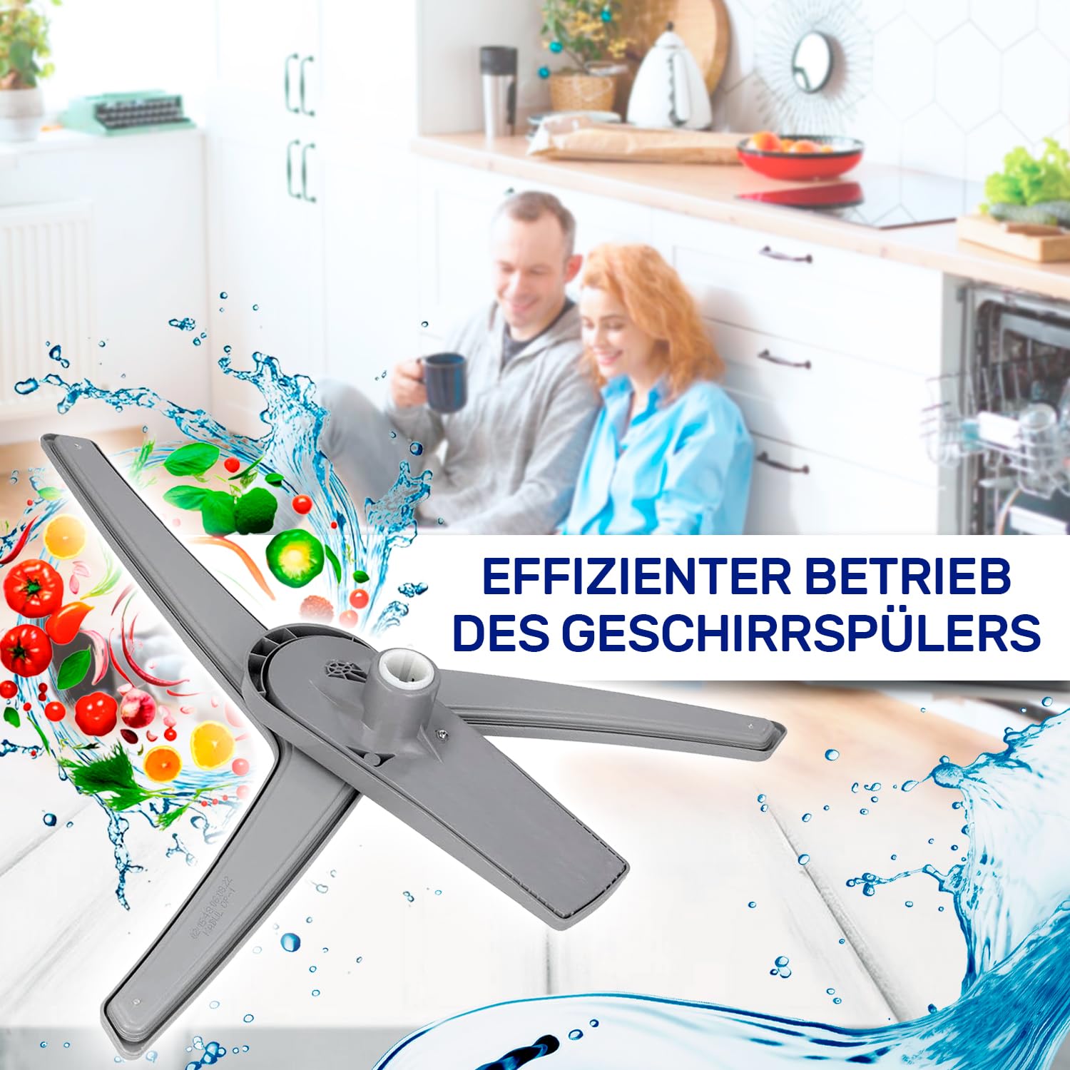 Unterer Sprüharm für Geschirrspüler 1517350100 1517350200 für Beko