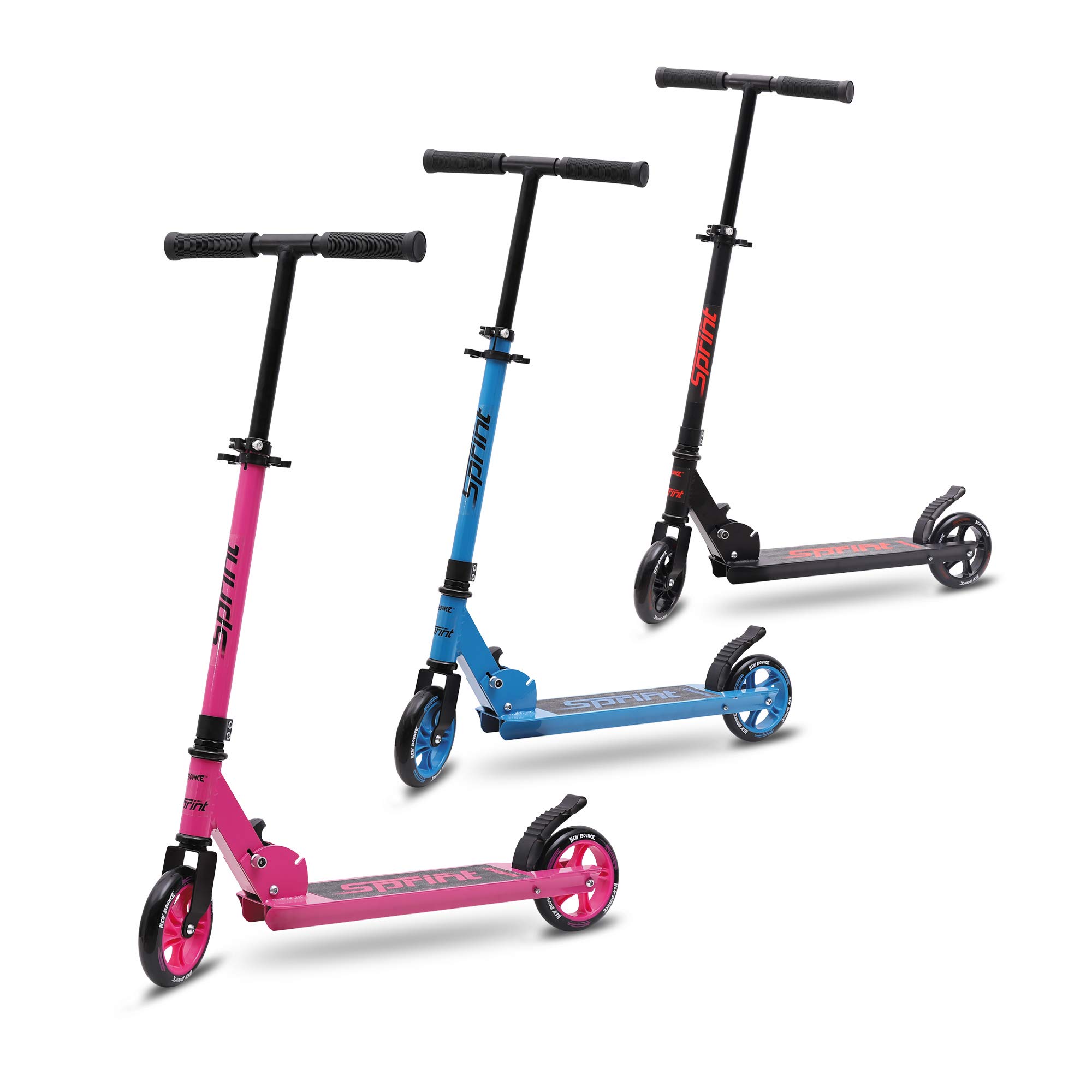 New Bounce Scooter for Kids - Kick Scooter for Ages 5-8 with Adjustable Handlebar - The GoScoot Sprint is Perfect for Children 5+, Girls and Boys