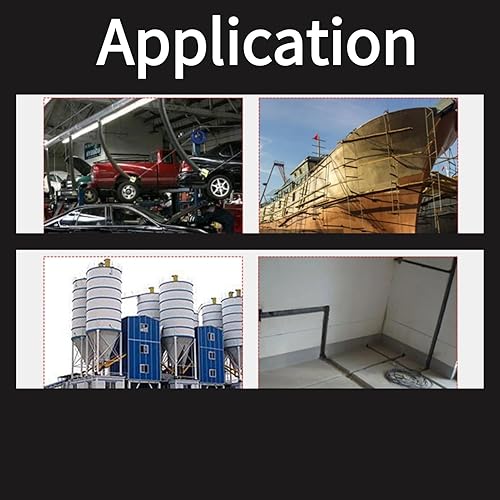 Miniatura 6 de Martillo neumático, martillo de aire industrial, mango potente de 5.906 in tipo recto cincel neumático martillo herramienta de pala, para arena de