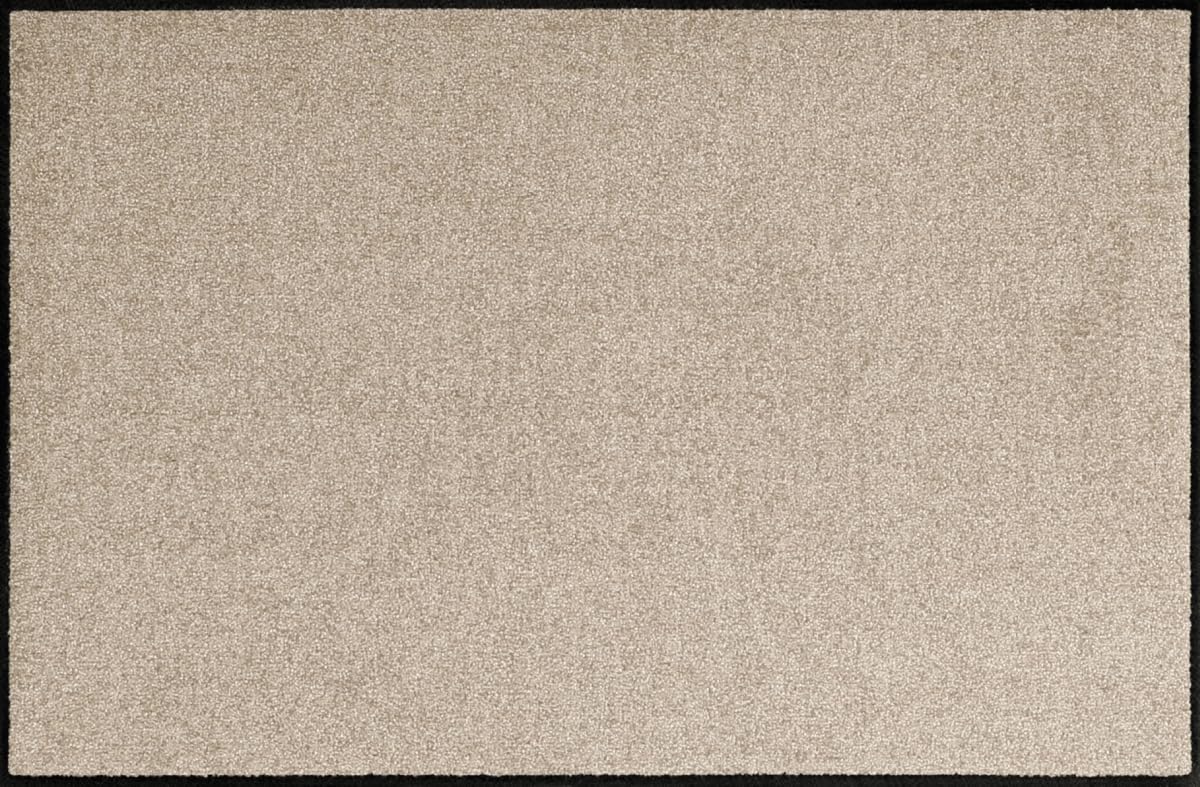 Salonloewe Fußmatte waschbar Sand 60x85 cm Schmutzfangmatte Haustür-Matte außen unifarben Sauberlaufmatte