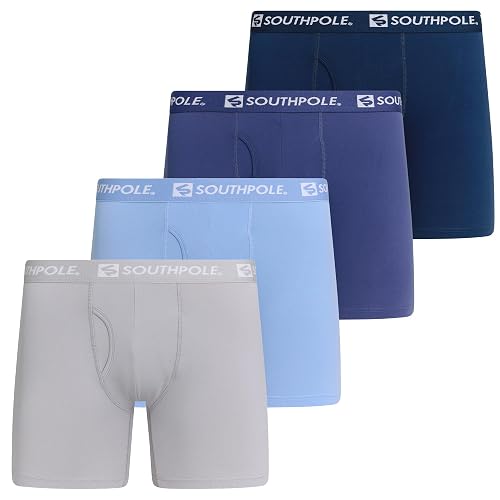 Southpole Boxer Briefs for Men Pack of 4 with 6"