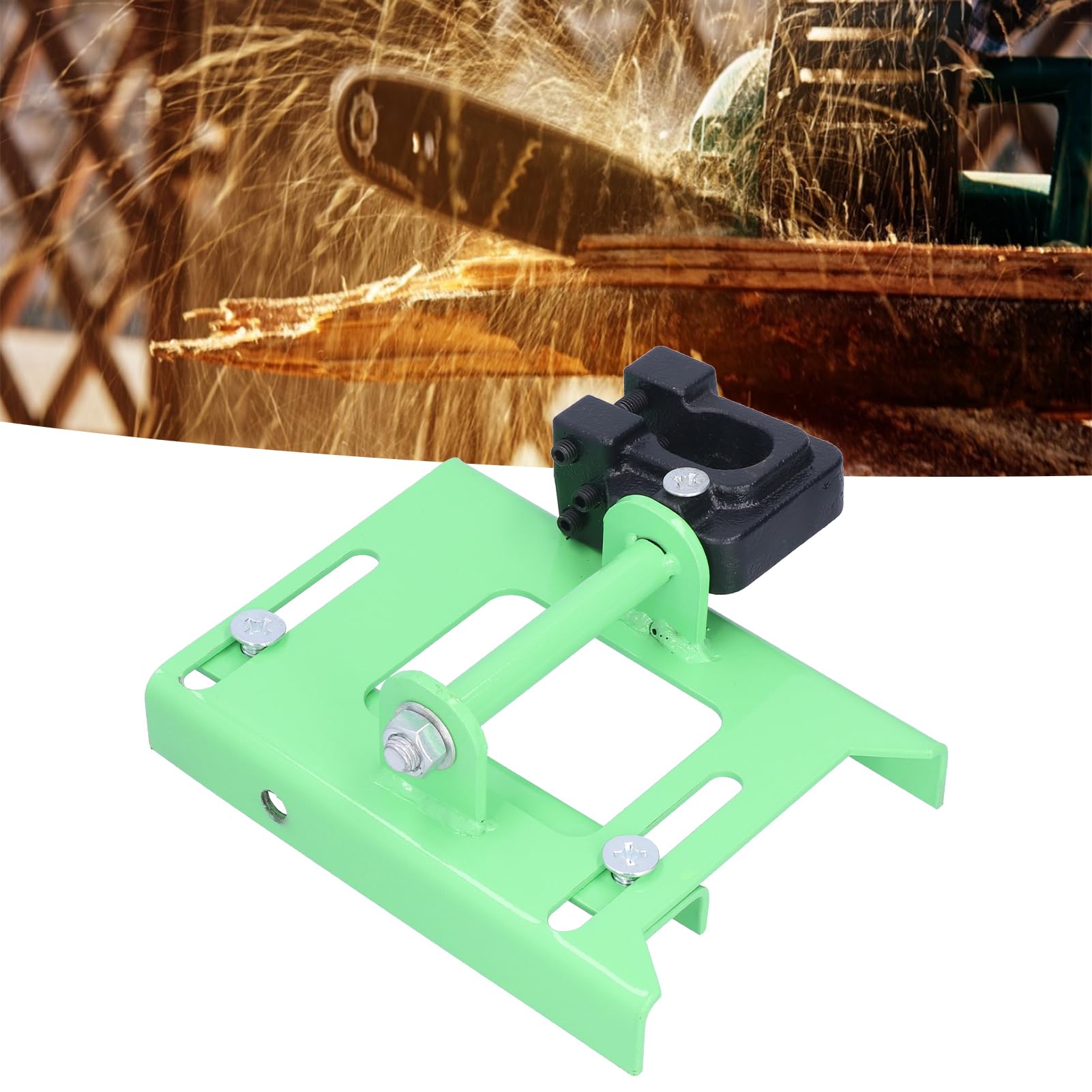 Molino de Motosierra, Accesorio de Motosierra de Acero + Guía de Molino de Motosierra de Aluminio con para Carpintería para Jardín