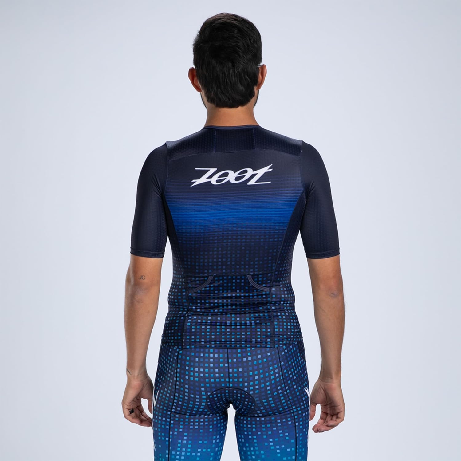 Zoot Men’s LTD Tri Aero Jersey, Short Sleeve Triathlon Race Jersey with UPF Sun Protection & Pockets