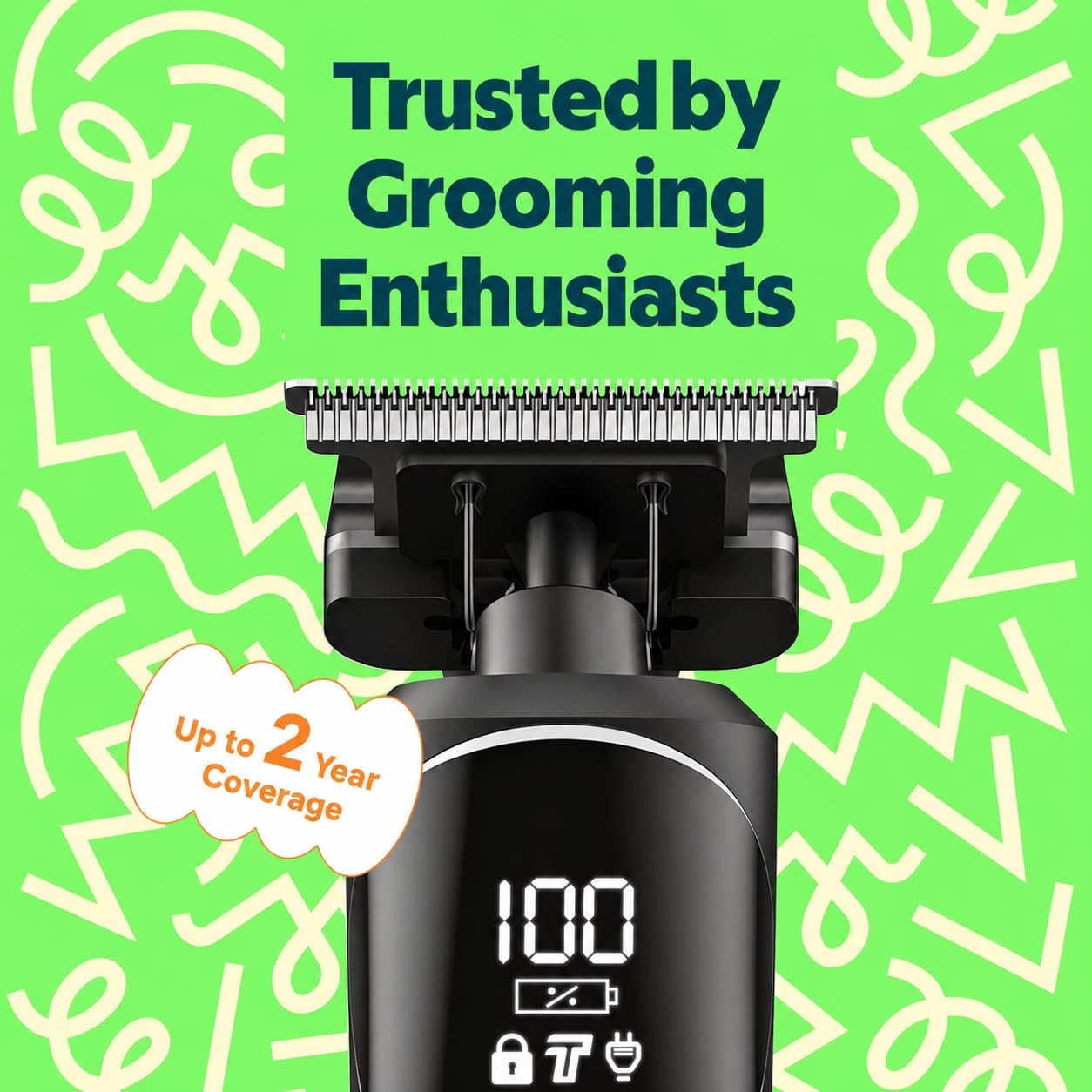 MANSPOT All-in-One Beard Trimmer for Men, Electric Shaver & Grooming Kit